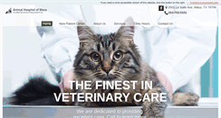 Desktop Screenshot of animalhospitalofwaco.com