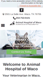 Mobile Screenshot of animalhospitalofwaco.com